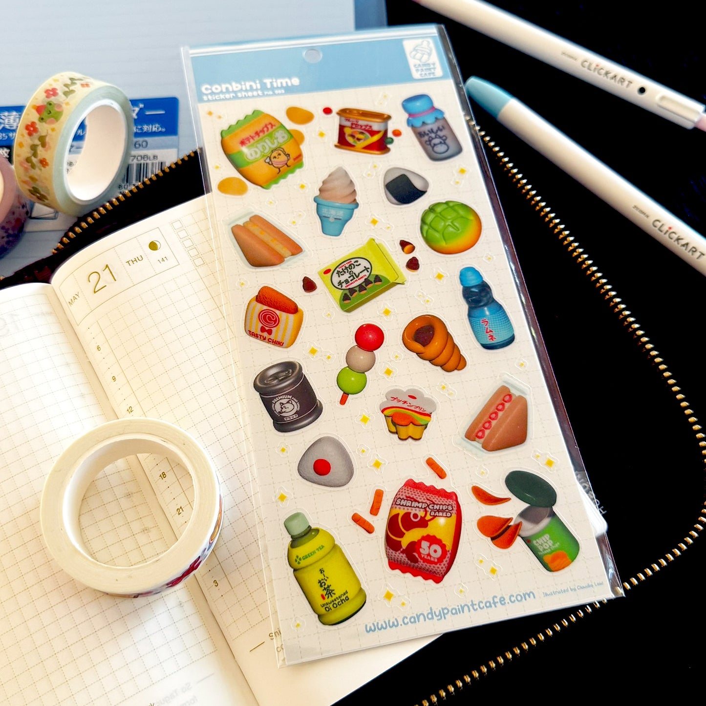 Sticker Sheet - Conbini Time