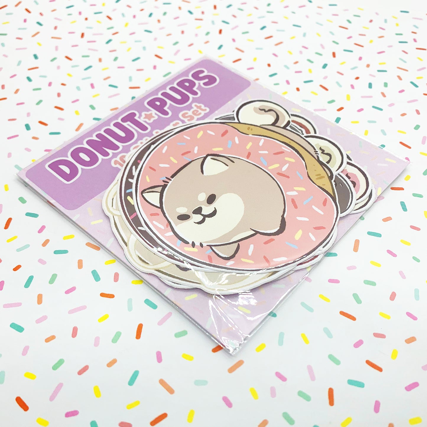 Stickers - Shiba - Donut