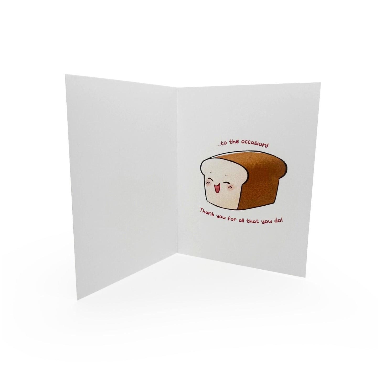 Greeting Card - Thank You - Bread - Rise to the Occasion