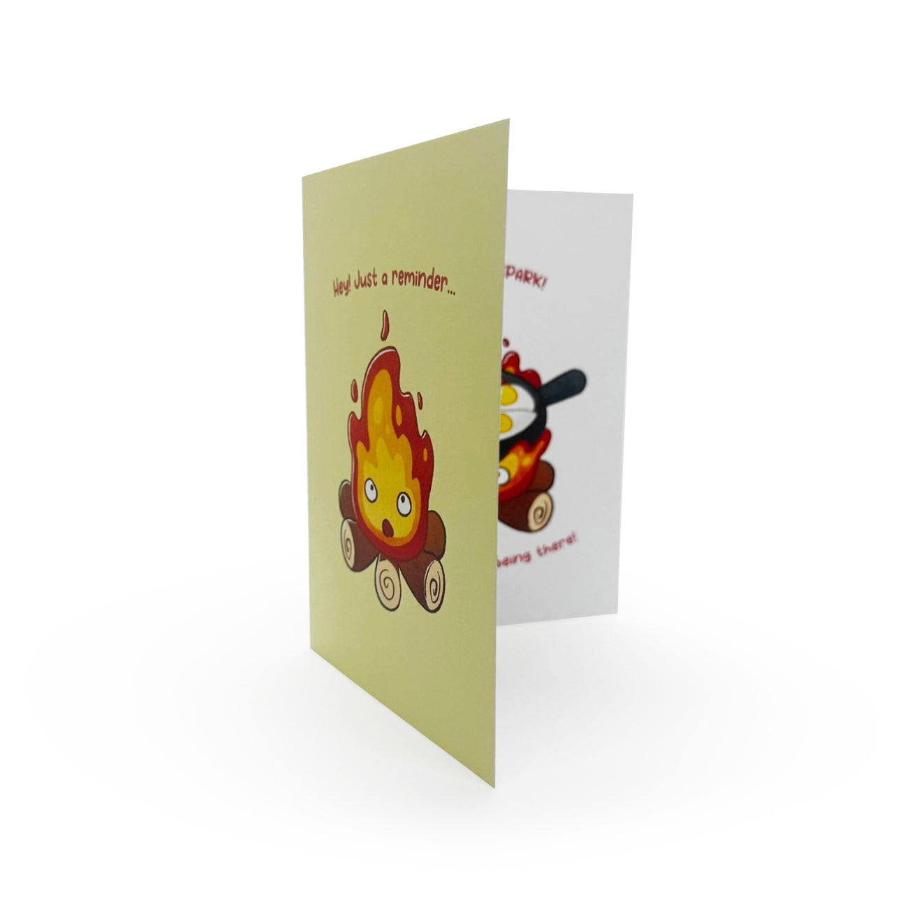 Greeting Card - Appreciation - Calcifer - I Like Your SPARK!