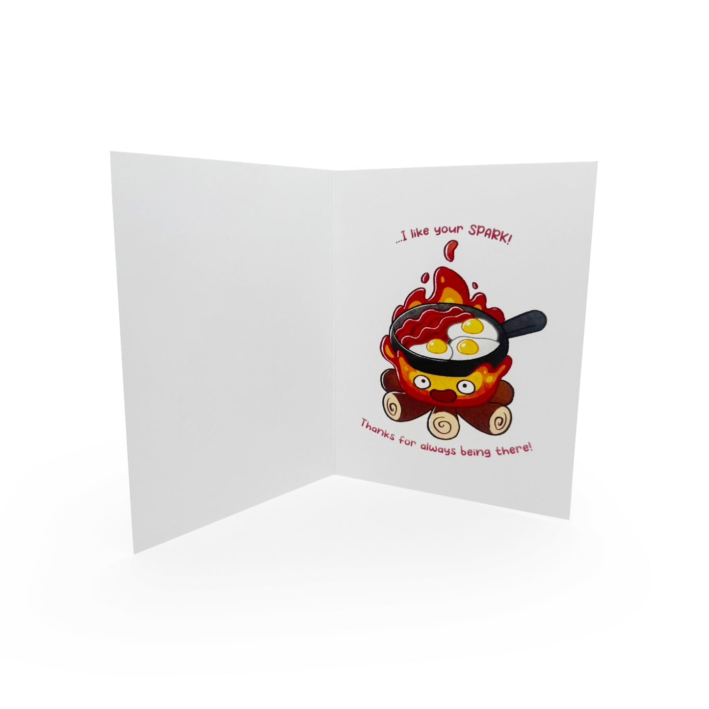 Greeting Card - Appreciation - Calcifer - I Like Your SPARK!