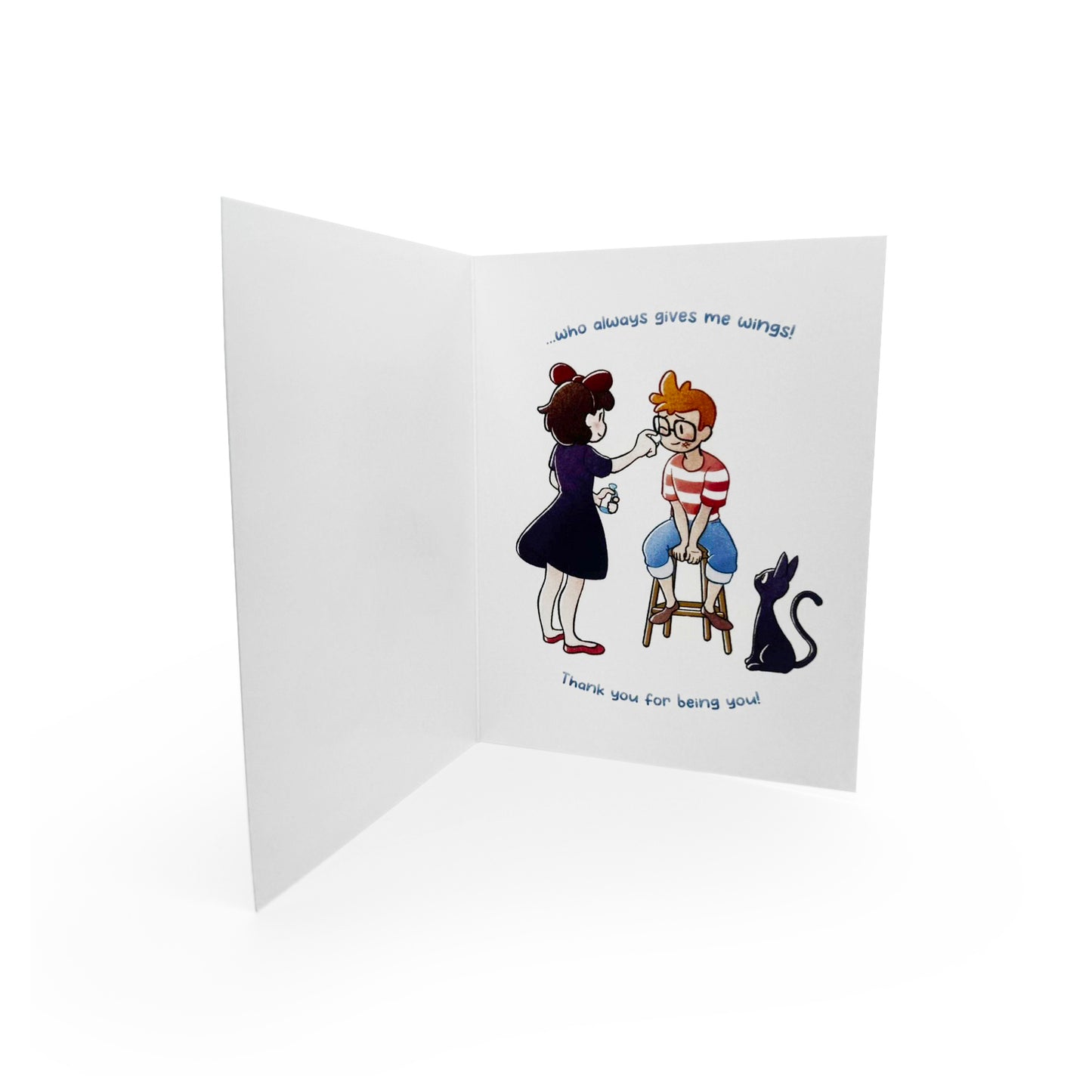 Greeting Card - Appreciation - Kiki - Gives Me Wings