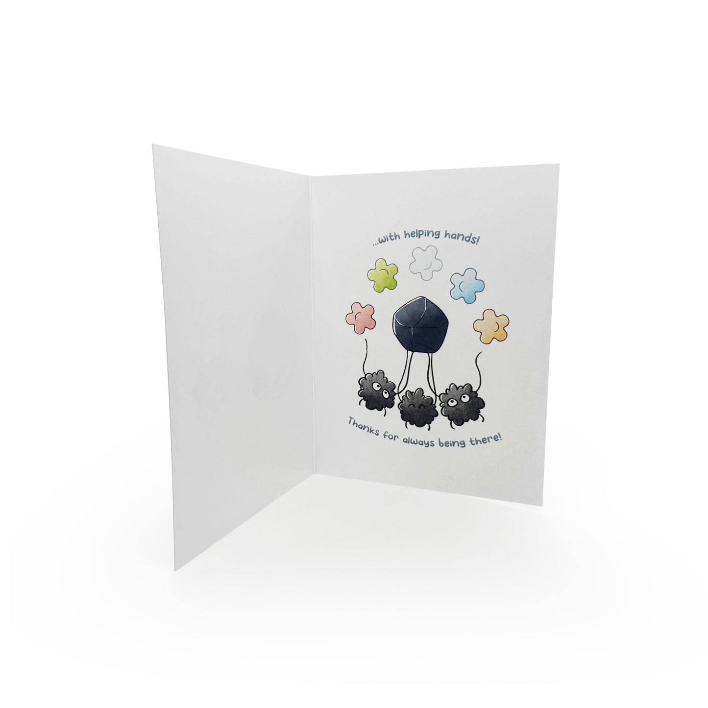 Greeting Card - Appreciation - Soot Sprite - Helping Hands