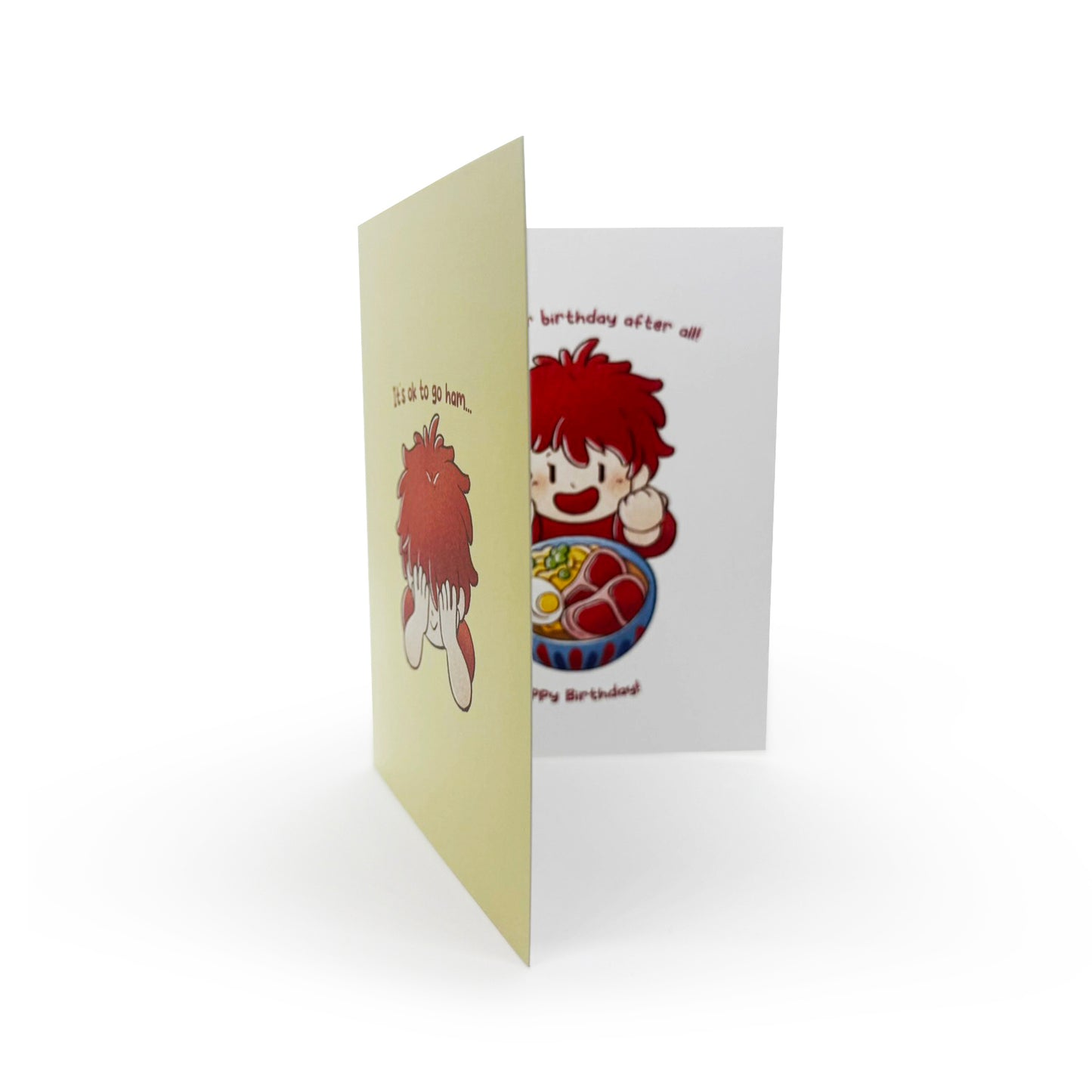 Greeting Card - Birthday - Ponyo - Go Ham