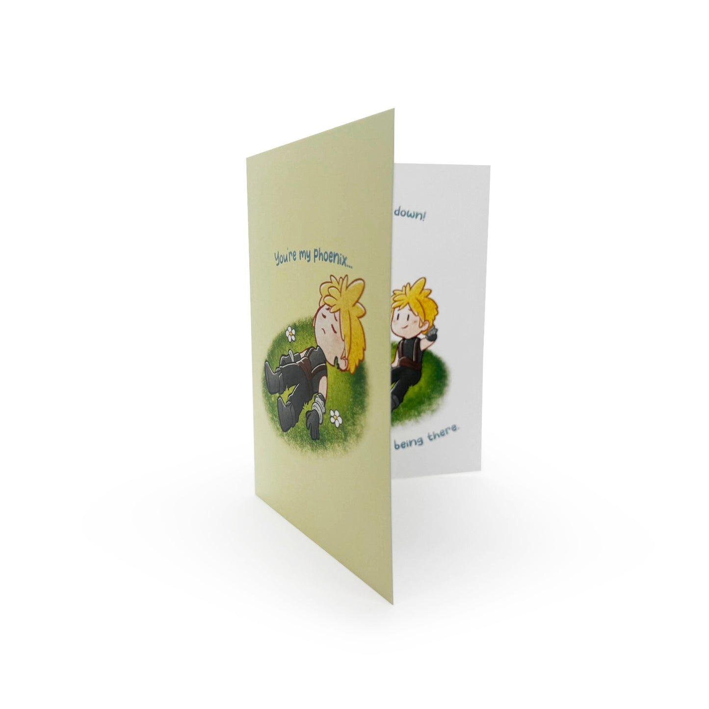 Greeting Card - Appreciation - Cloud/Tifa - You're My Phoenix