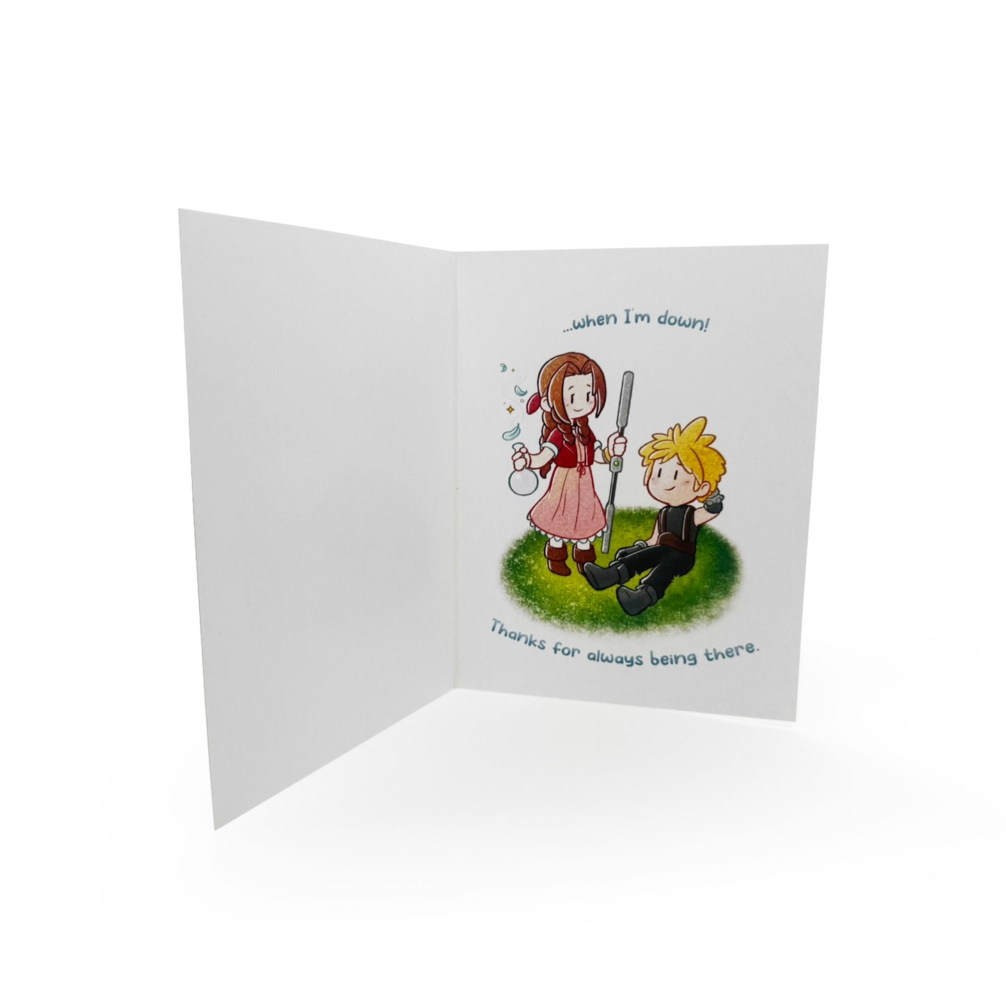 Greeting Card - Appreciation - Cloud/Aerith - You're My Phoenix