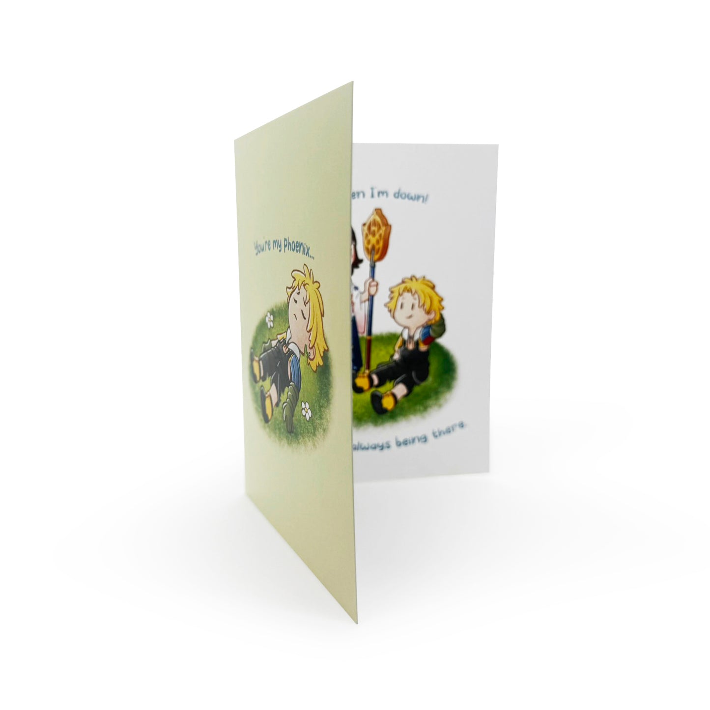 Greeting Card - Appreciation - Tidus/Yuna - You're My Phoenix