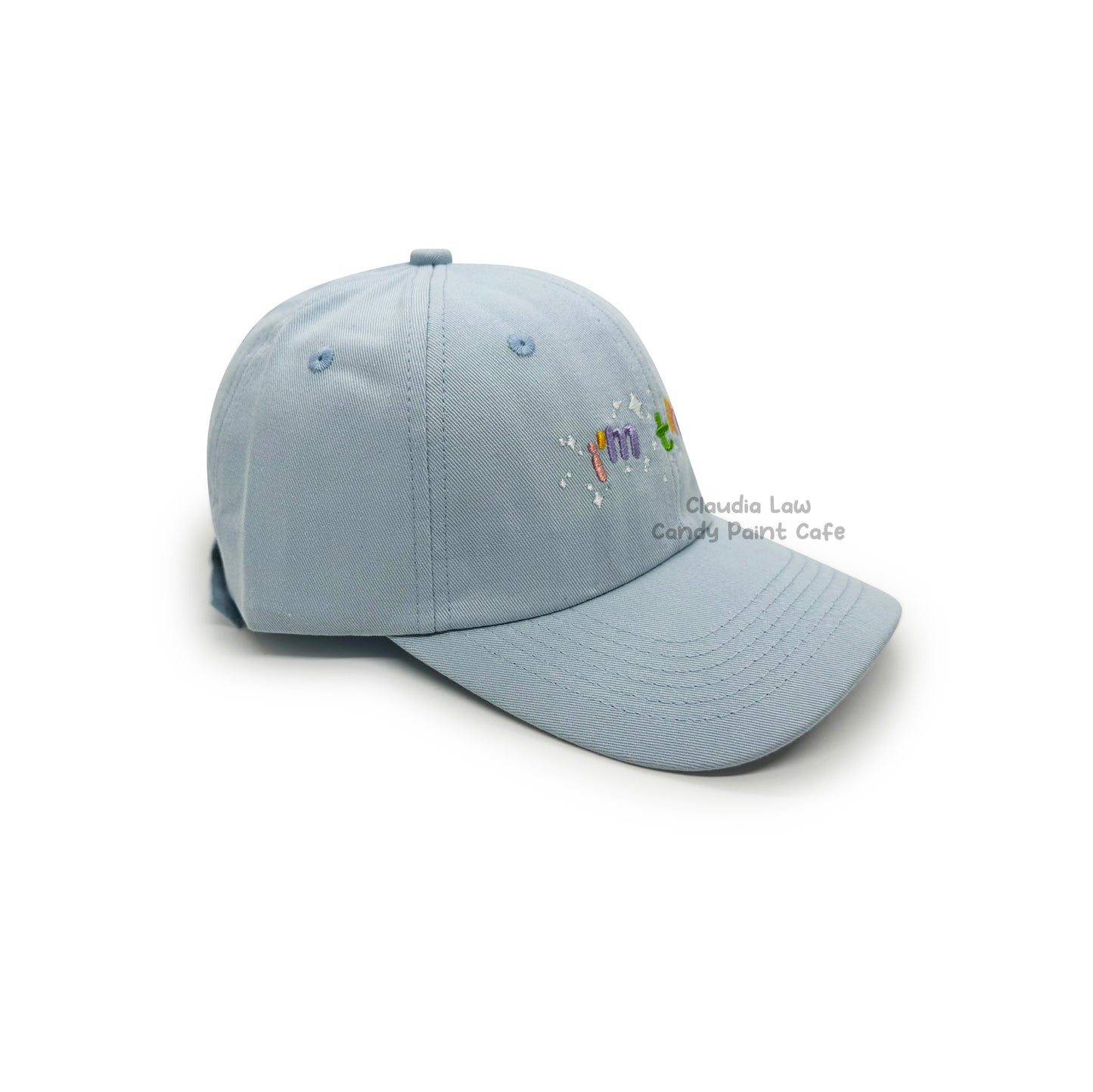 Embroidered Hat - Blue - I'm Tired