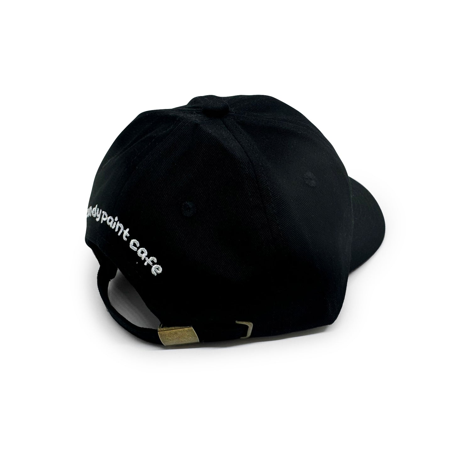 Embroidered Hat - Black - So Happy to See Food