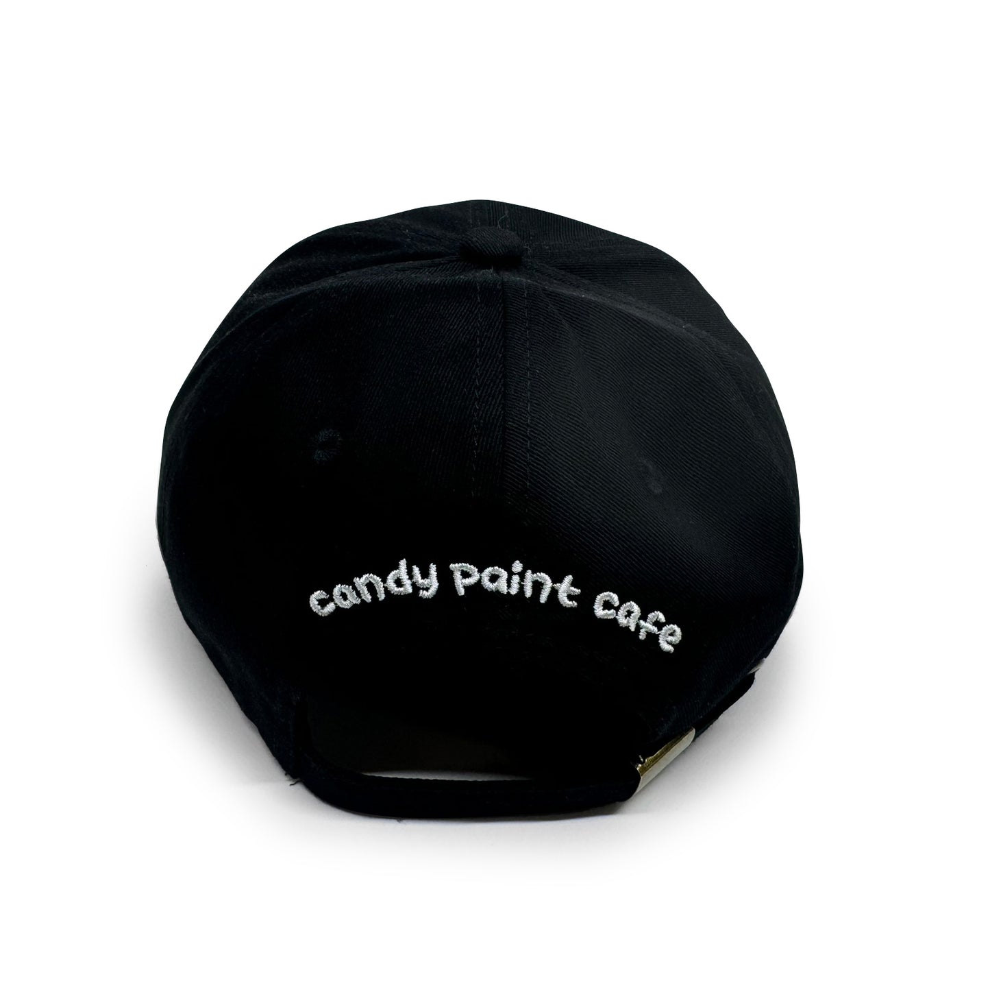 Embroidered Hat - Black - So Happy to See Food