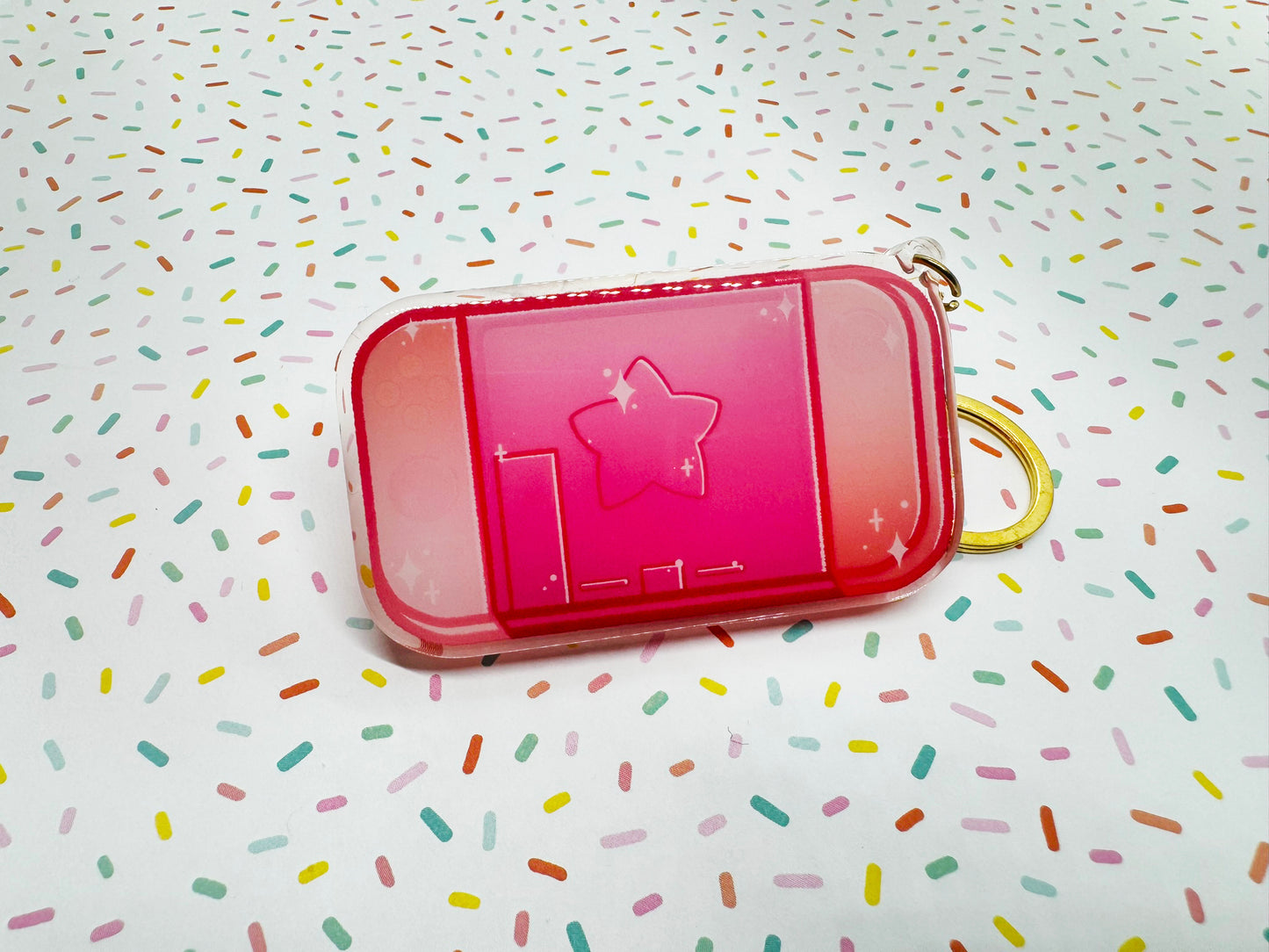 Keychain - Nintendo Switch Shaker - Kirby