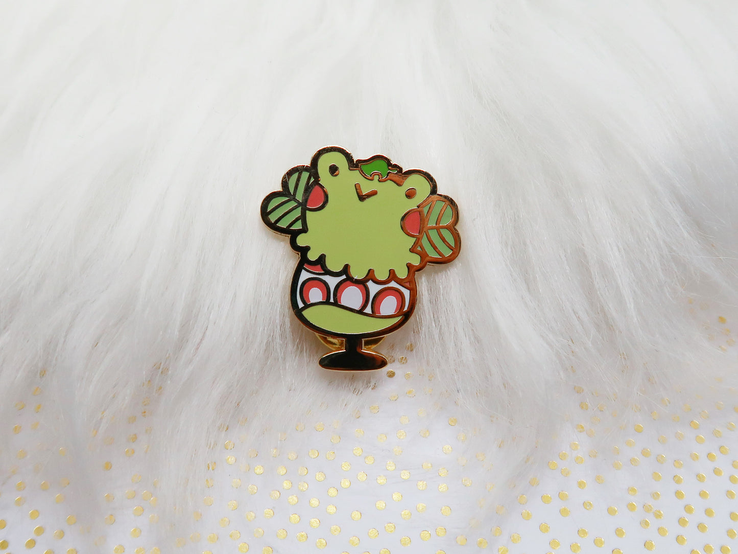 Enamel Pin - Froggy Parfait