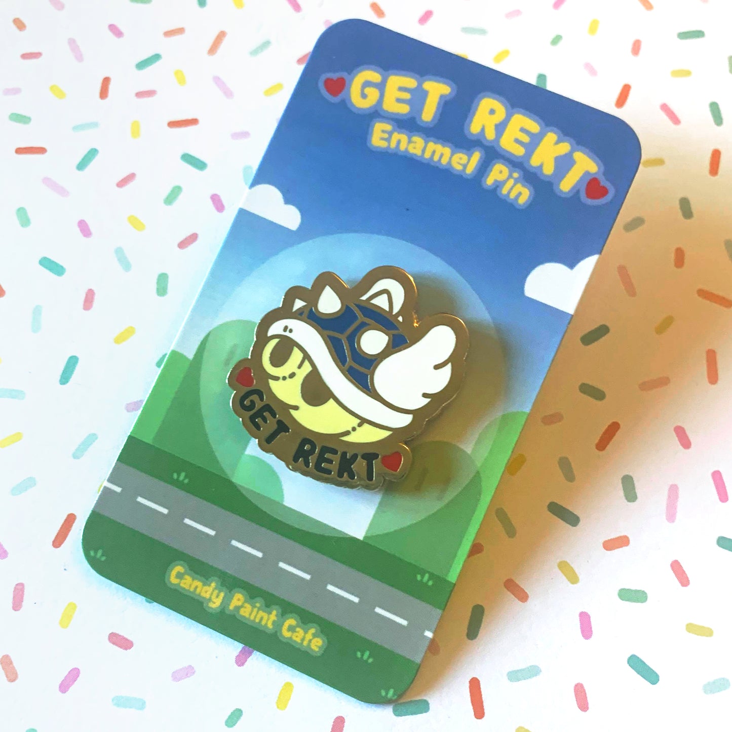 Enamel Pin - Blue Shell