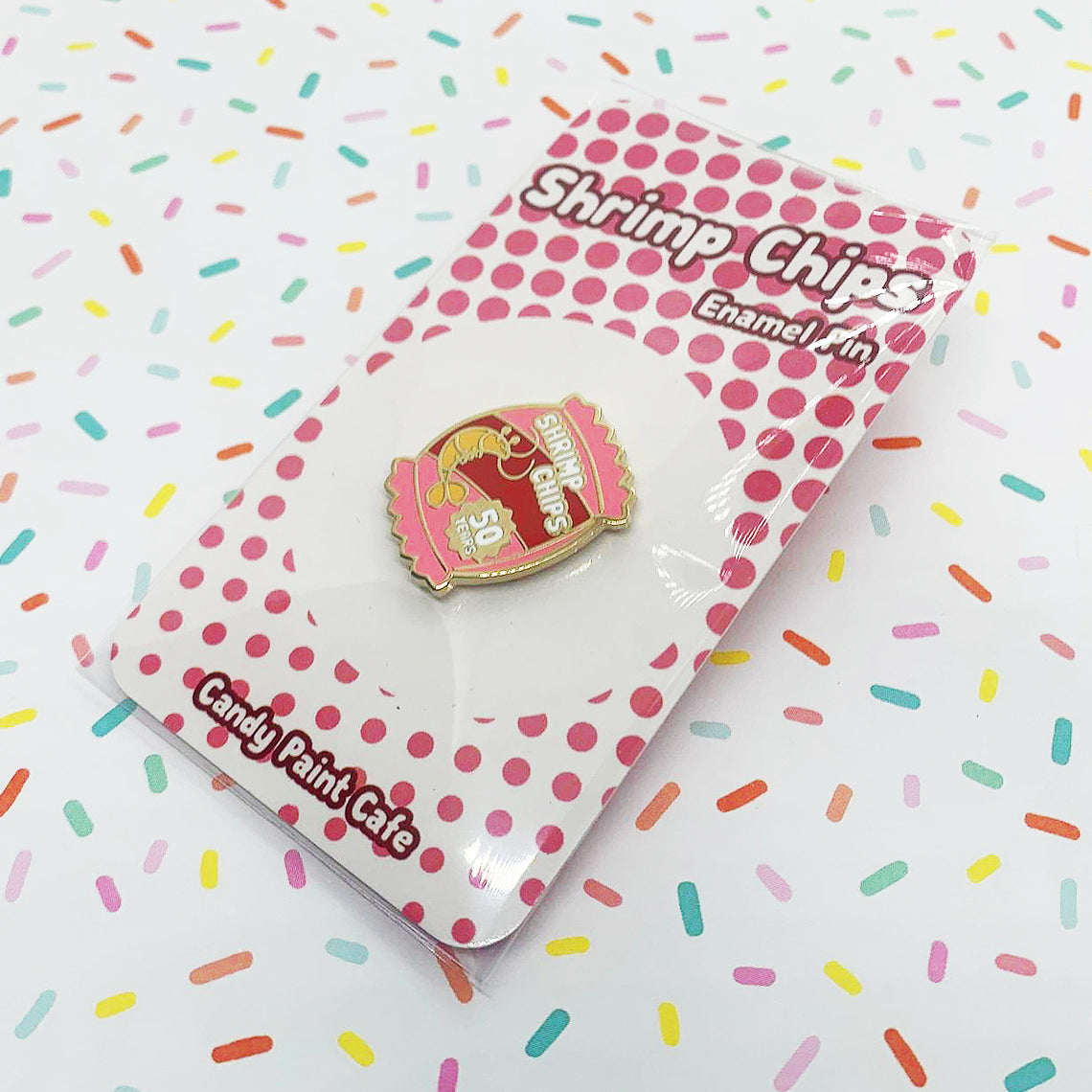 Enamel Pin - Shrimp Chips