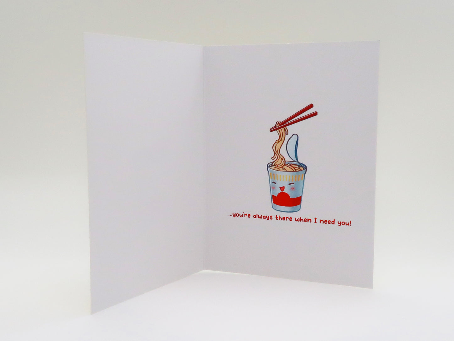 Greeting Card - Thank You - Instant Ramen - Always There