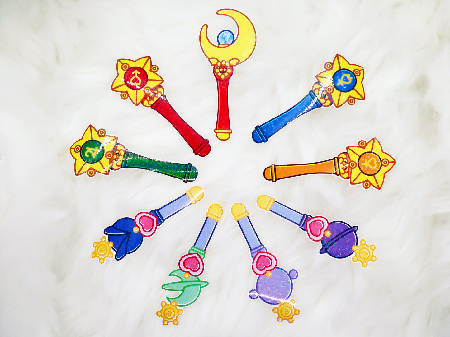 Stickers - Sailor Senshi - Senshi Sparkle Wands