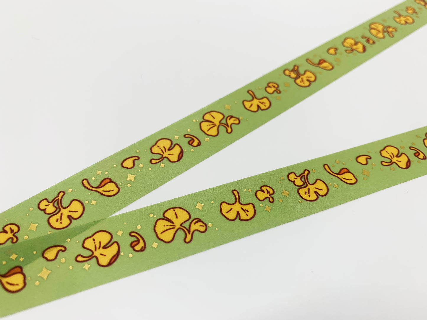 Washi Tape - Golden Ginkgo - Gold Foil