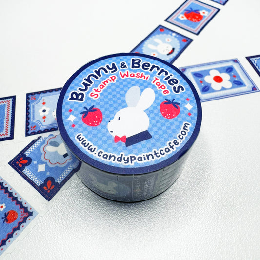 Stamp Washi Tape -Bunny & Berries