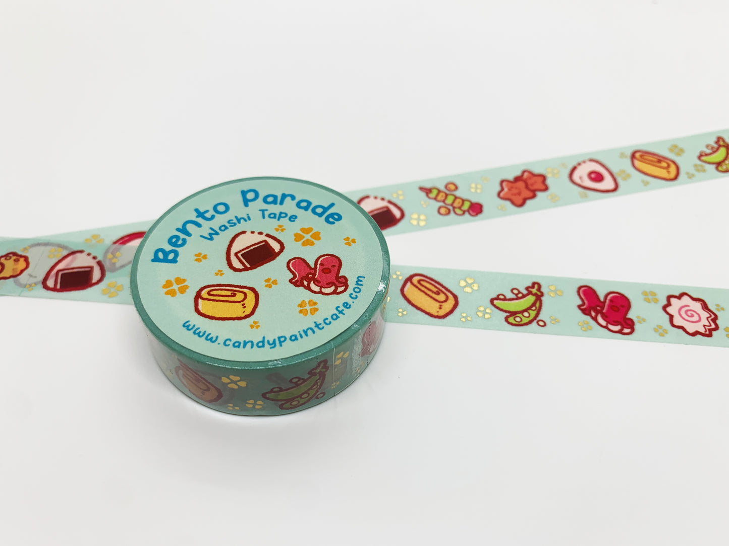 Washi Tape - Bento Parade - Gold Foil