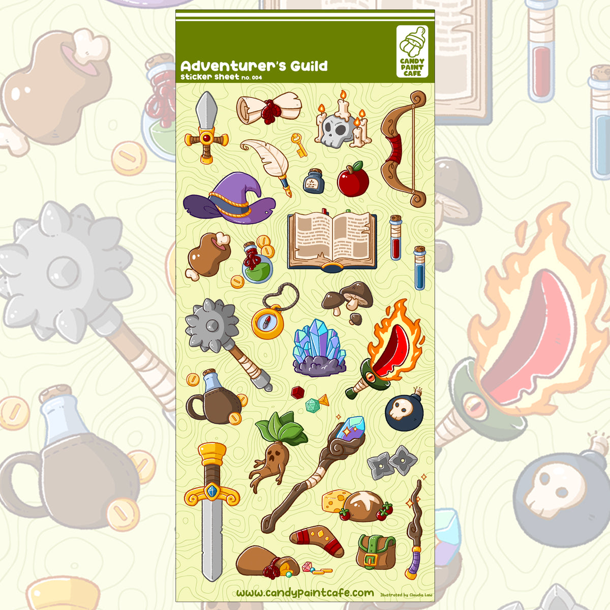 Sticker Sheet - Adventurer's Guild