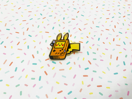 Enamel Pin - Pika Game Boy