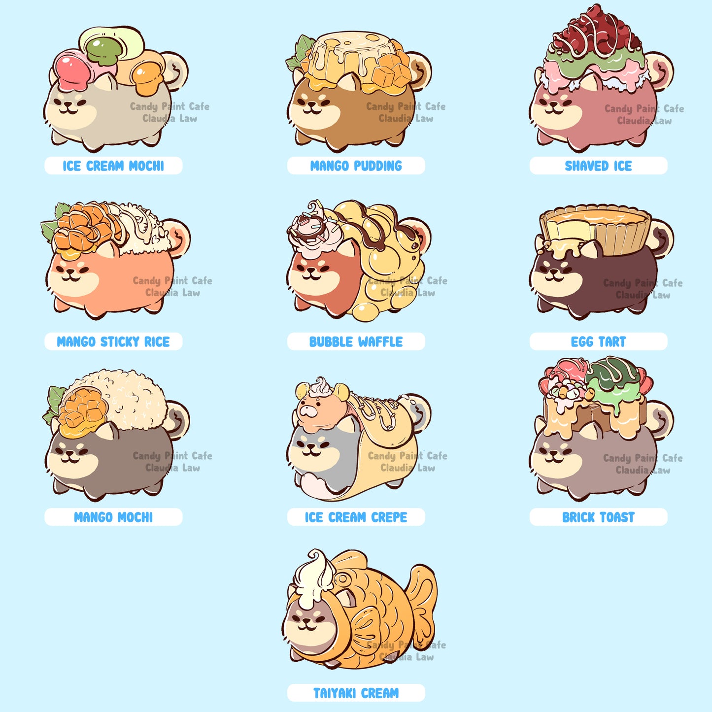 Stickers - Shiba - Custom Packs (3, 5, and 10)