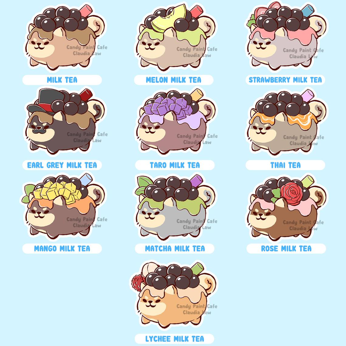 Stickers - Shiba - Custom Packs (3, 5, and 10)