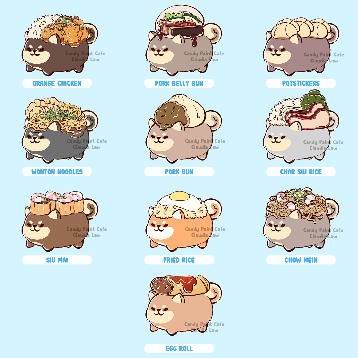 Stickers - Shiba - Custom Packs (3, 5, and 10)