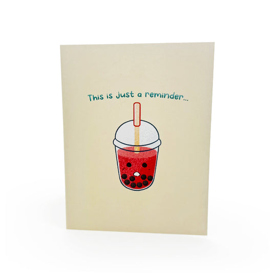 Greeting Card - Appreciation - Boba Tea - You're my best-TEA!