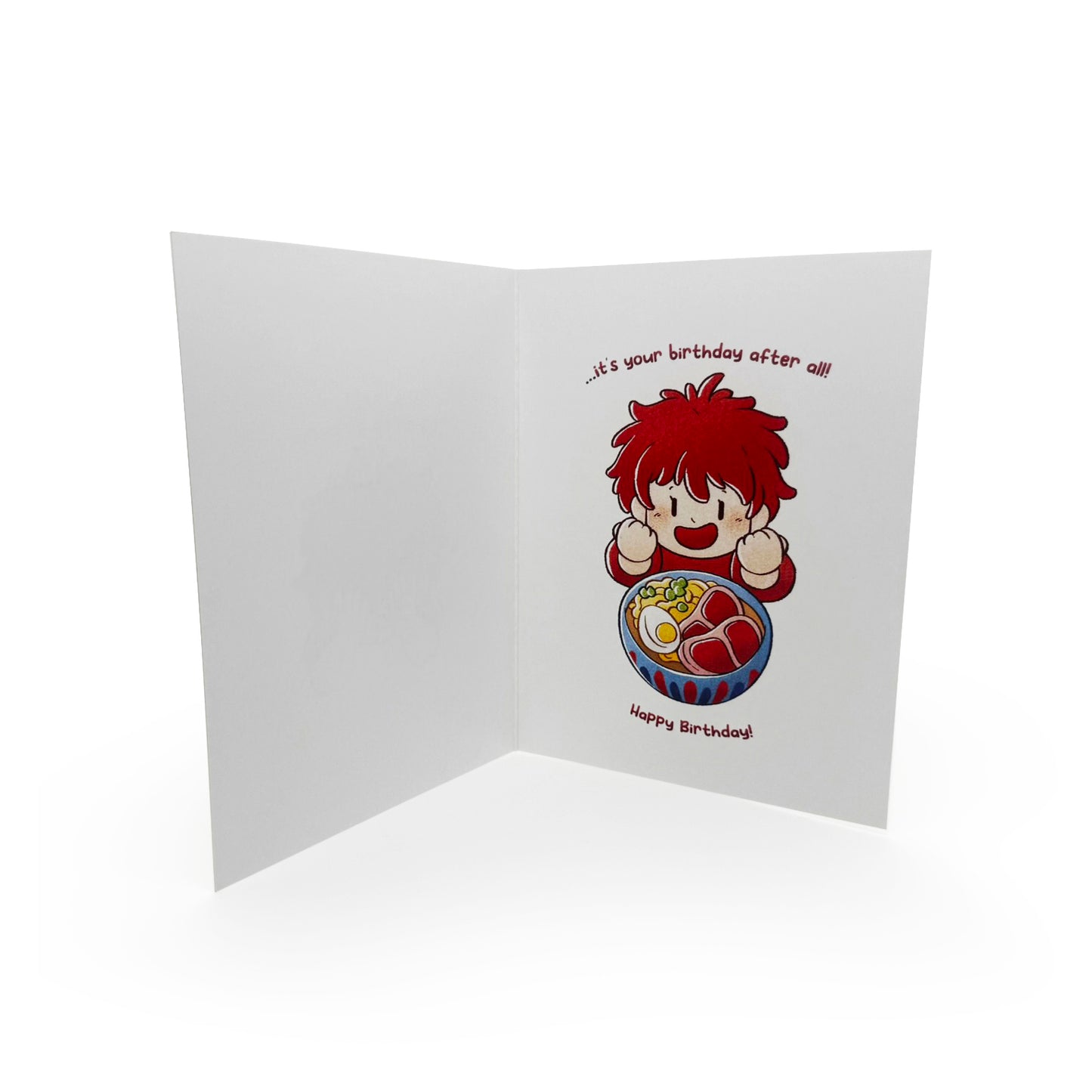 Greeting Card - Birthday - Ponyo - Go Ham