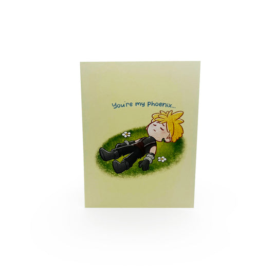 Greeting Card - Appreciation - Cloud/Aerith - You're My Phoenix