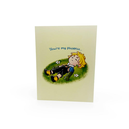 Greeting Card - Appreciation - Tidus/Yuna - You're My Phoenix
