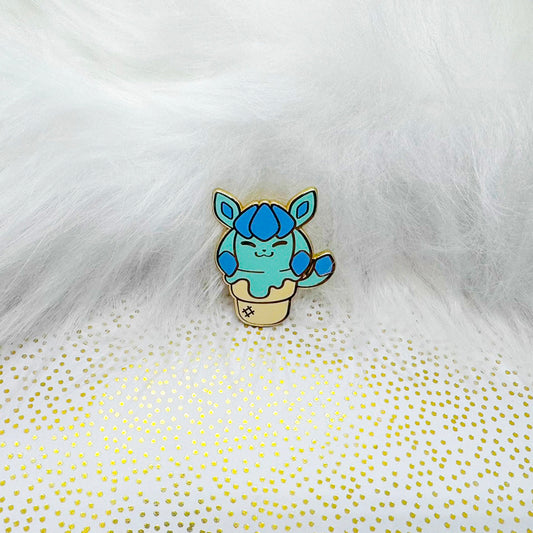 Enamel Pin - Pokemon - Glaceon Ice Cream