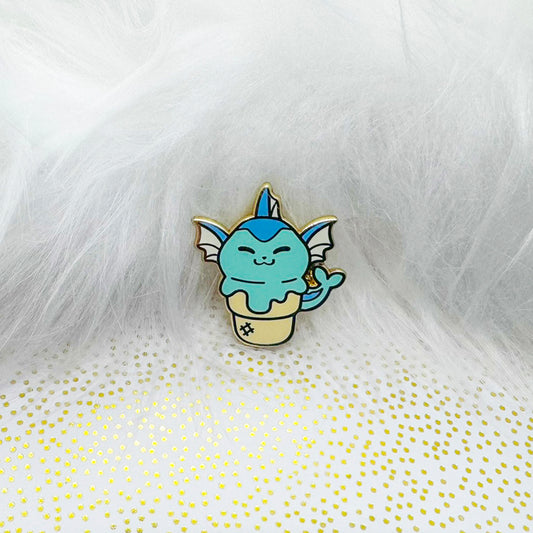 Enamel Pin - Pokemon - Vaporeon Ice Cream