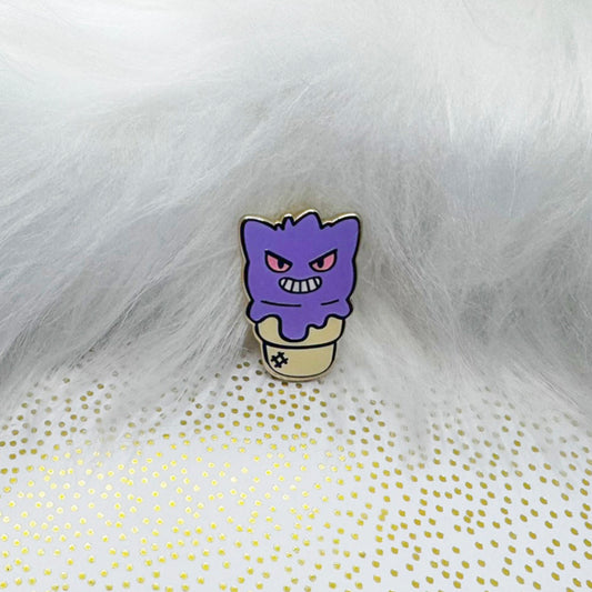 Enamel Pin - Pokemon - Gengar Ice Cream