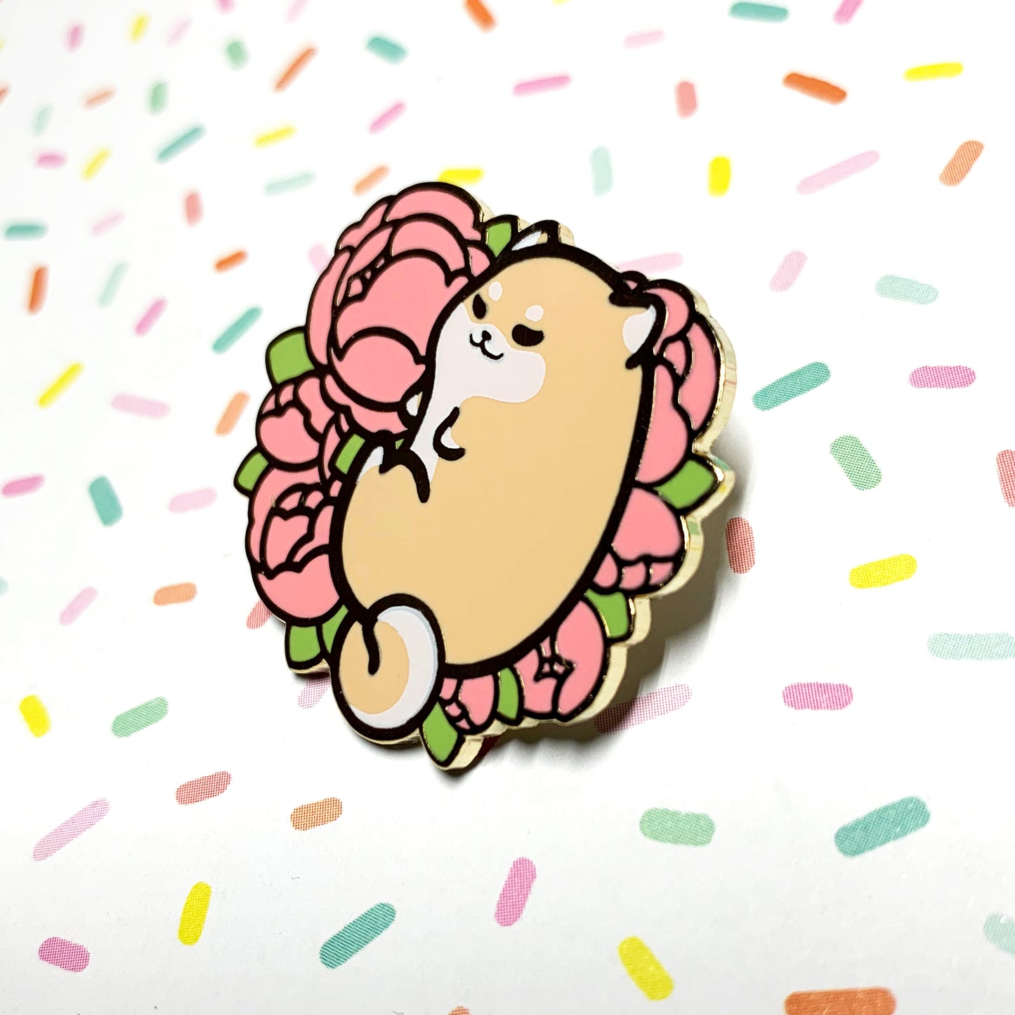 Enamel Pin - Shiba Inu - Sleepy Shiba