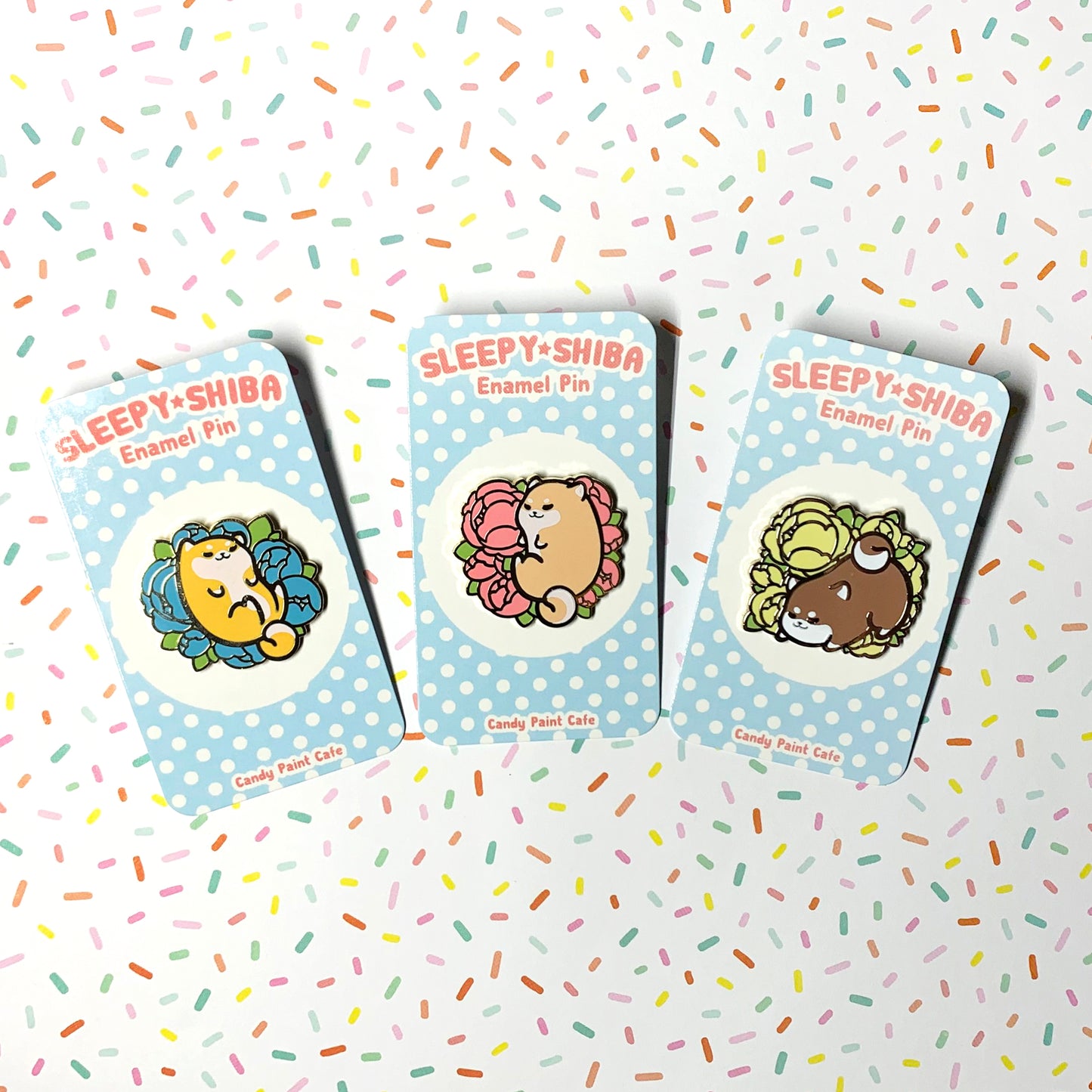Enamel Pin - Shiba Inu - Sleepy Shiba