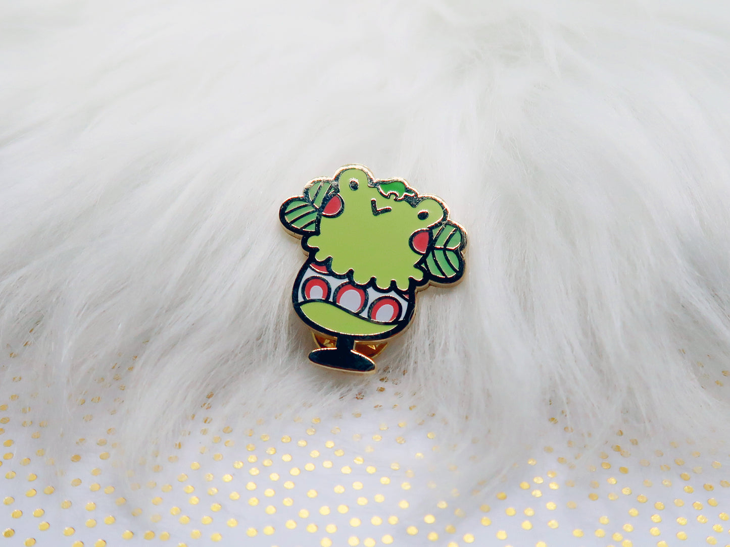 Enamel Pin - Froggy Parfait