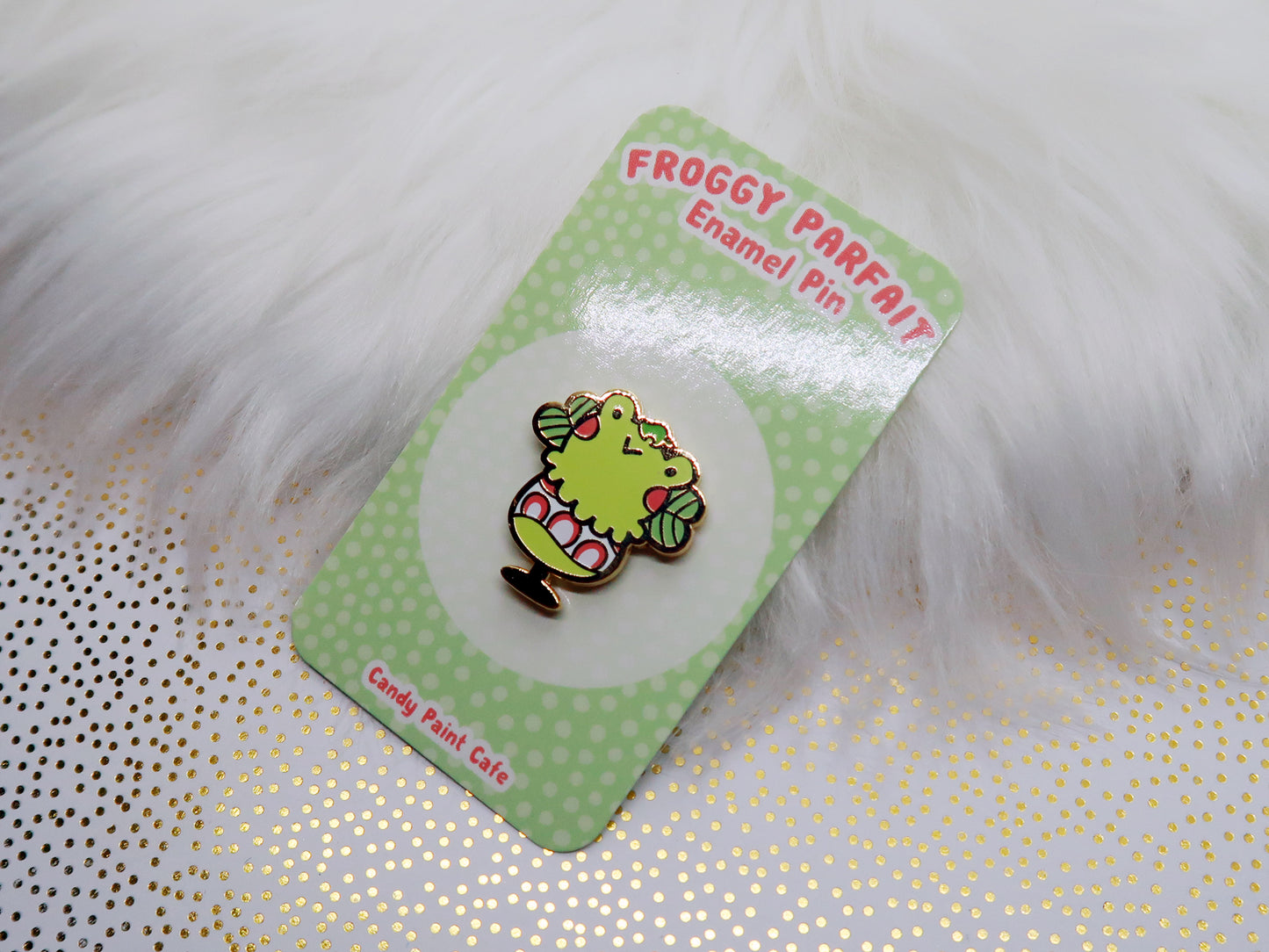 Enamel Pin - Froggy Parfait
