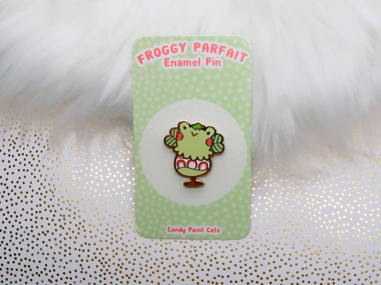 Enamel Pin - Froggy Parfait