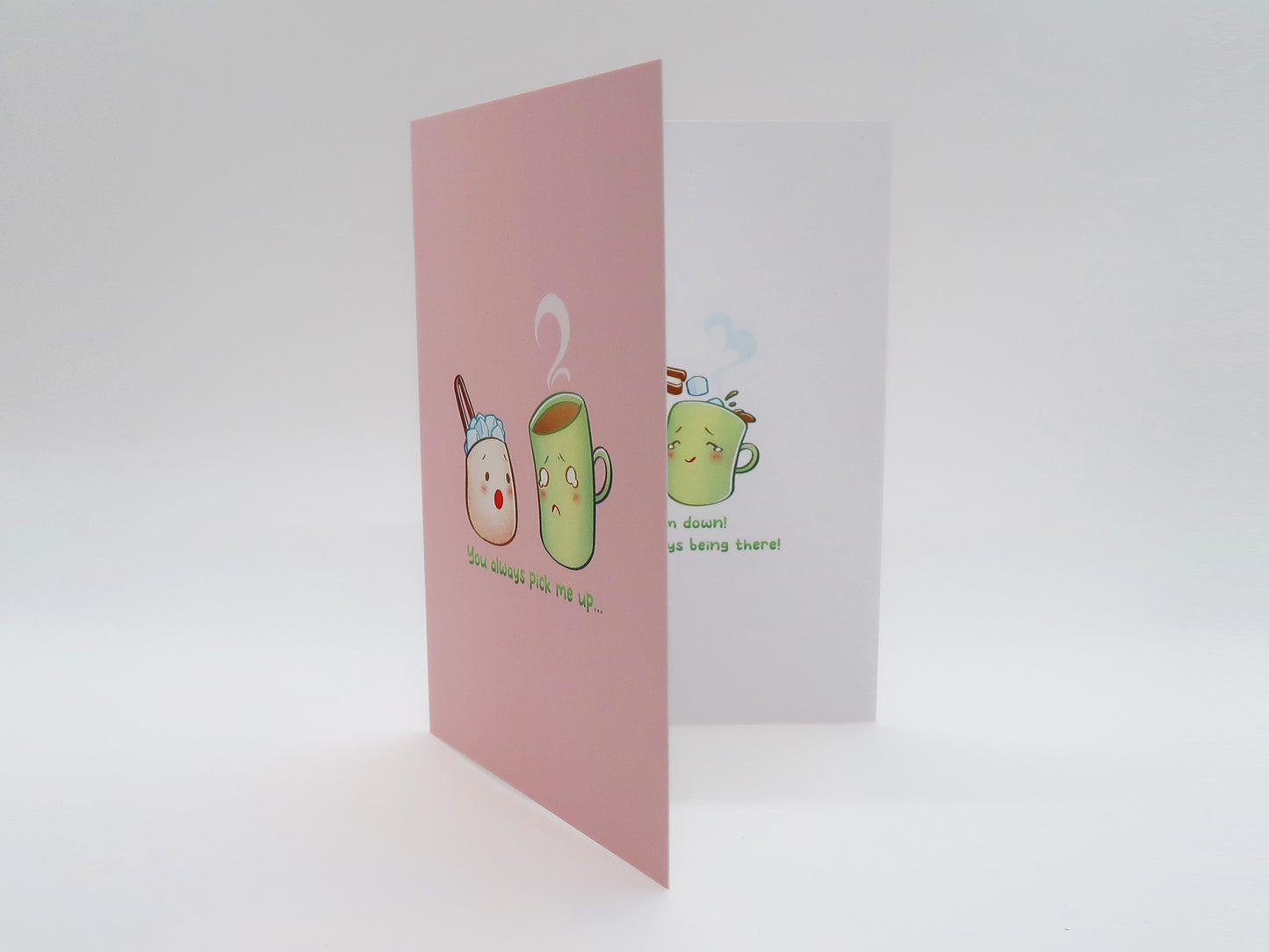 Greeting Card - Thank You - Coffee/Tea - You Always Pick Me Up