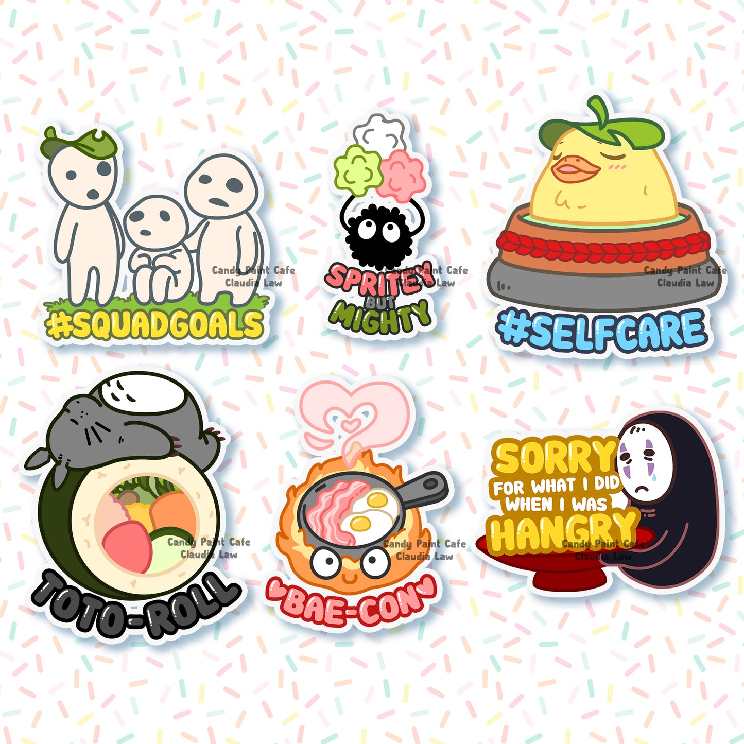 Stickers - Ghibli - Funny Ghibli Stickers
