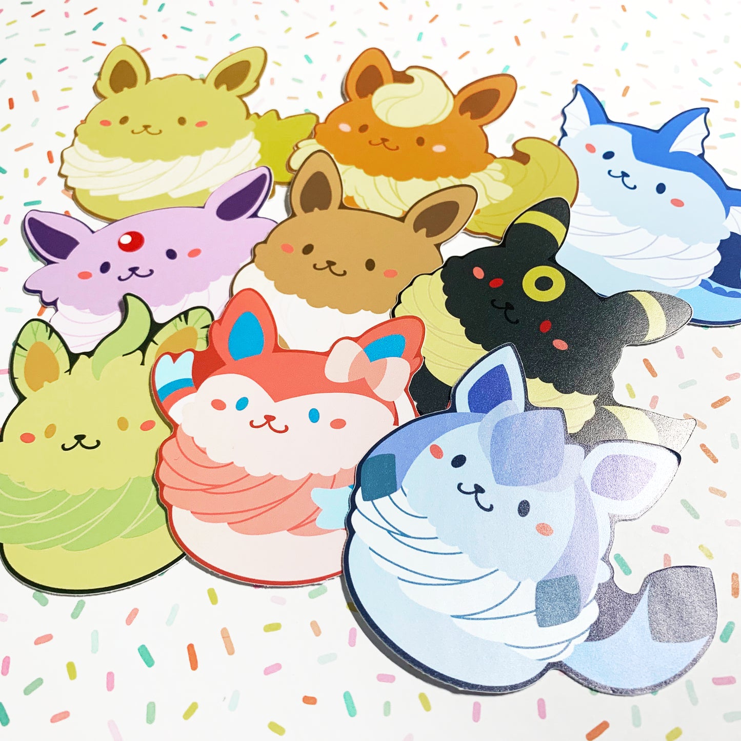 Stickers - Pokémon - Eeveelution Macamons